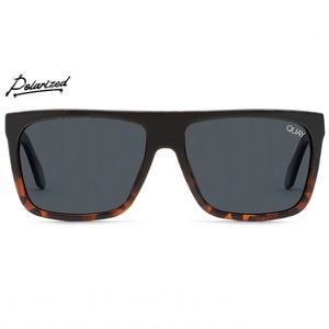 QUAY Frontrunner Sunnies Polarized Tortoise Black